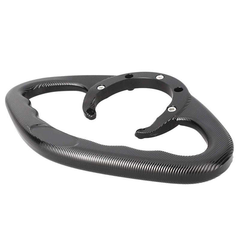 Luckmart Motorcycle Aluminium Rear Passenger Gas Tank Bar Handle Grips Bar Handlebar 7 Holes Compatible for Suzuki GSXR750 GS500E GSXR600 GSXR1100 GSXR1000 TL1000R SV650S RF600R RF900R Black - Image 1